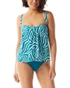 Coco Contours Clarity Bandeau Tank In Green