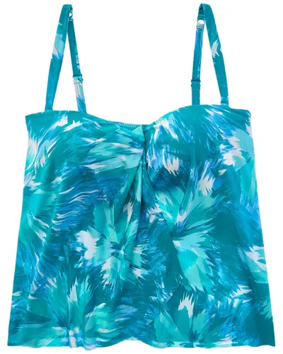 Coco Contours Clarity Tankini In Blue