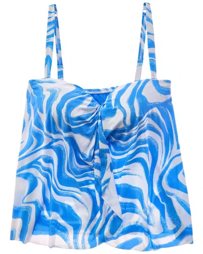 Coco Contours Clarity Tankini In Blue
