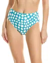 Coco Contours Onyx Bikini Bottom In Blue