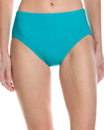 Coco Contours Onyx High-waist Bikini Bottom In Animal Print