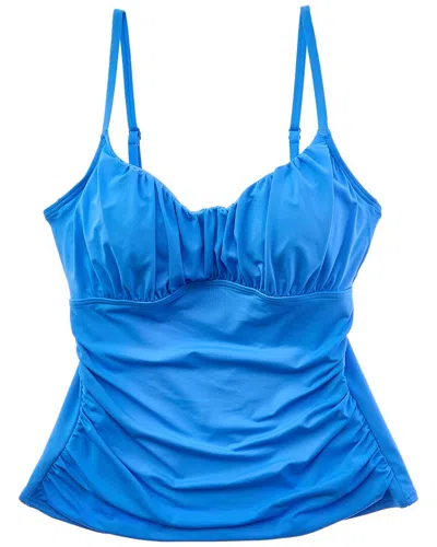 Coco Contours Radiant Tankini In Blue