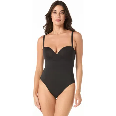 Coco Contours Uplift One Piece Swimsuit In Black