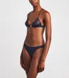 Coco De Mer Arella Skirted Thong In Blue