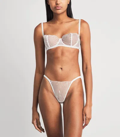 Coco De Mer Athena Balcony Bra In White