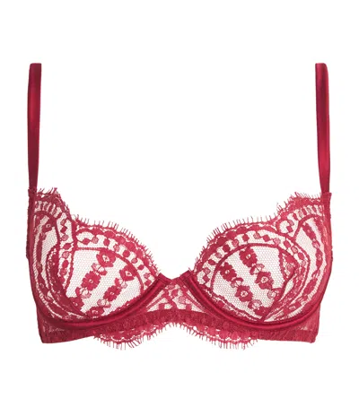 Coco De Mer Lace Renata Plunge Bra In Multi