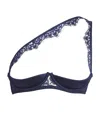 Coco De Mer Lace Tamara Quarter-cup Bra In Blue