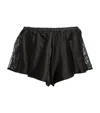 COCO DE MER SILK AND LACE PYJAMA SHORTS