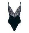 COCO DE MER VELVET AZZURA BODYSUIT