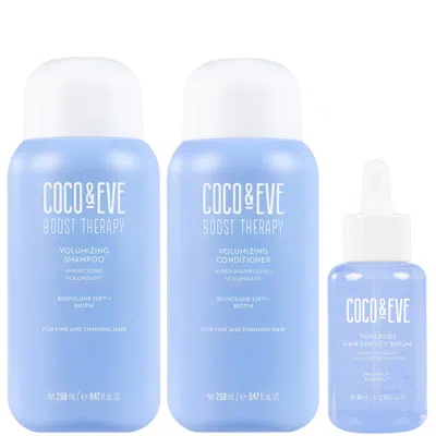 Coco & Eve Boost Therapy Routine Bundle In White