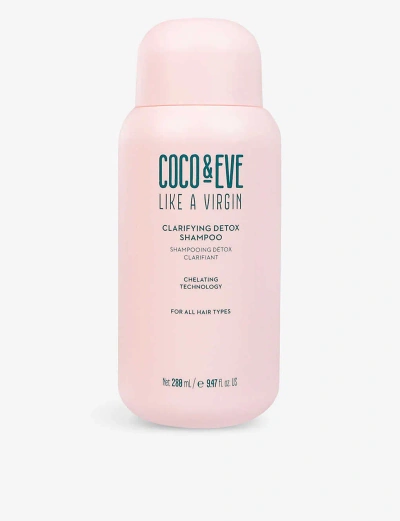 Coco & Eve Like A Virgin Clarifying Detox Shampoo 280ml In White