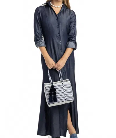 Coco Indigo Ursula Maxi Dress In Indigo