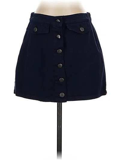 Pre-owned Coco + Jaimeson Denim Skirt In Blue