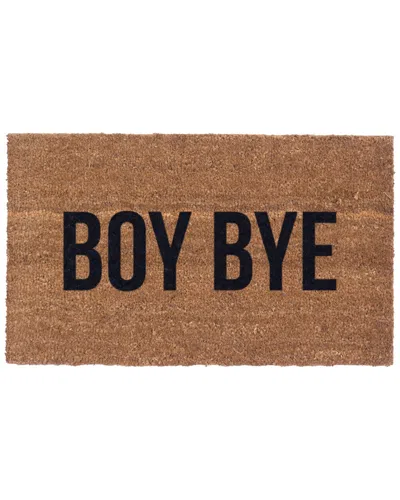 Coco Mats N More Boy Bye Doormat In Brown