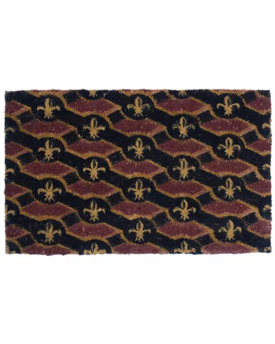 Coco Mats N More Fleur De Lys Flag Doormat In Multi