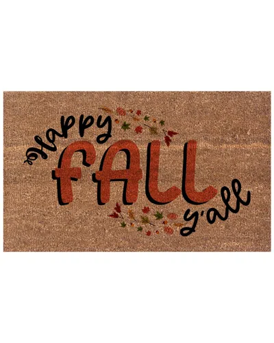 Coco Mats N More Happy Fall Y'all Rug In Multicolor