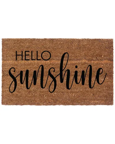 Coco Mats N More Hello Sunshine Rug In Multicolor