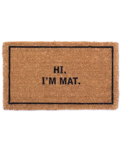 Coco Mats N More Hi I'm Doormat In Brown