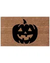 Coco Mats N More Jack O Lantern Coir Doormat In Multicolor