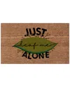Coco Mats N More Just Leaf Me Alone Rug In Multicolor