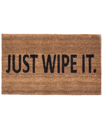 Coco Mats N More Just Wipe It Doormat In Brown