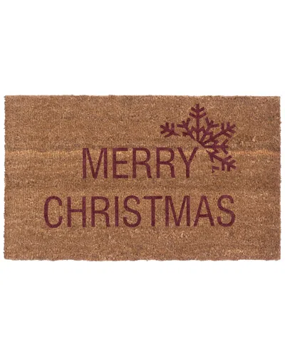 Coco Mats N More Merry Christmas Doormat In Brown