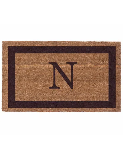 Coco Mats N More Monogrammed Doormat In Brown