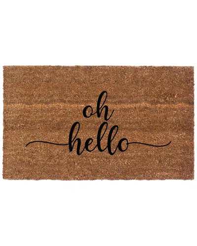 Coco Mats N More Oh Hello Rug In Multicolor