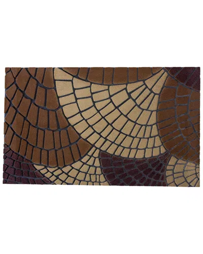 Coco Mats N More Petals Brown Doormat