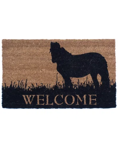 Coco Mats N More Pony Welcome Design Doormat In Multi