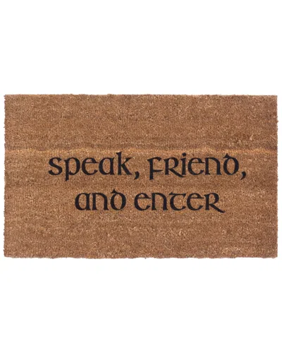 Coco Mats N More Speak, Friend, And Enter Indoor/outdoor Doormat