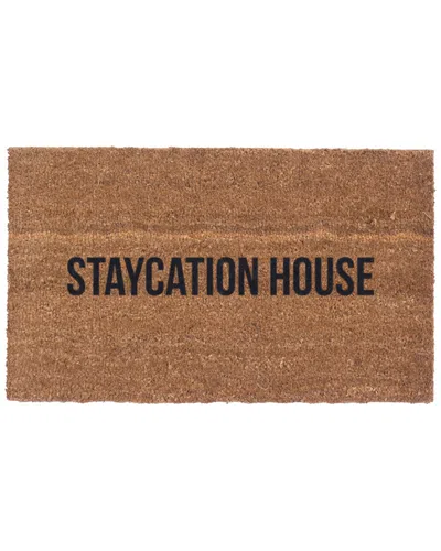 Coco Mats N More Staycation Home Doormat In Brown
