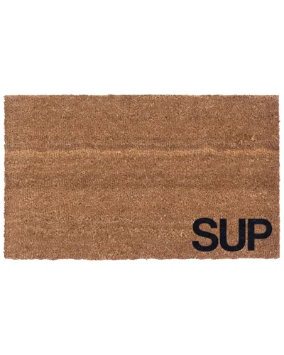 Coco Mats N More The Sup Vinyl Backed Doormat In Brown