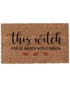 Coco Mats N More This Witch Can Be Bribed With Candies Rug In Multicolor