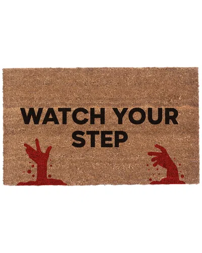 Coco Mats N More Watch Your Step Rug In Multicolor