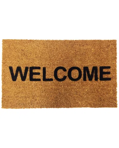 Coco Mats N More Welcome Doormat In Brown