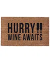 Coco Mats N More Wine Awaits Doormat
