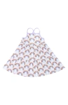 Coco Moon Flower Shower Print Tiered Sundress In Multi