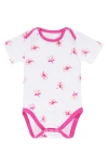 Coco Moon Plumeria Bodysuit In Pink
