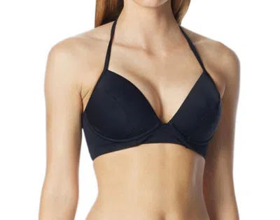 Coco Rave Wild And Fringe D-cup Underwire Lace Up Bikini Top In Coc Black In Multi