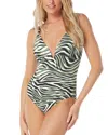 Coco Reef Astra Plunge Underwire One-piece Swimsuit In Multi