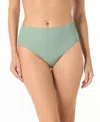Coco Reef Contours High-waist Bikini Bottoms In Green