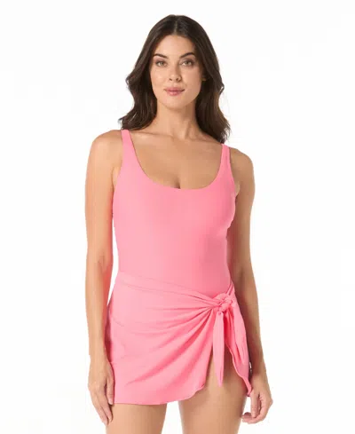Coco Reef Empress One-piece Swimdress In Pink