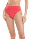 Coco Reef High Esteem High Leg High Waist Bikini Bottom In Multi