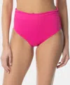 Coco Reef Impulse High-waist Bikini Bottoms In Cerese Pink