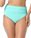 Coco Reef Impulse High-waist Bikini Bottoms In Sea Jade