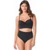 Coco Reef Lavish Crop Top In Black