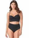 Coco Reef Lavish Crop Top In Black