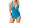 Coco Reef Luminous D Halter Onepiece Bikini In Ocean In Blue