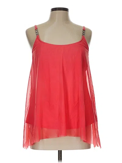 Pre-owned Coco Reef Sleeveless Blouse In Red